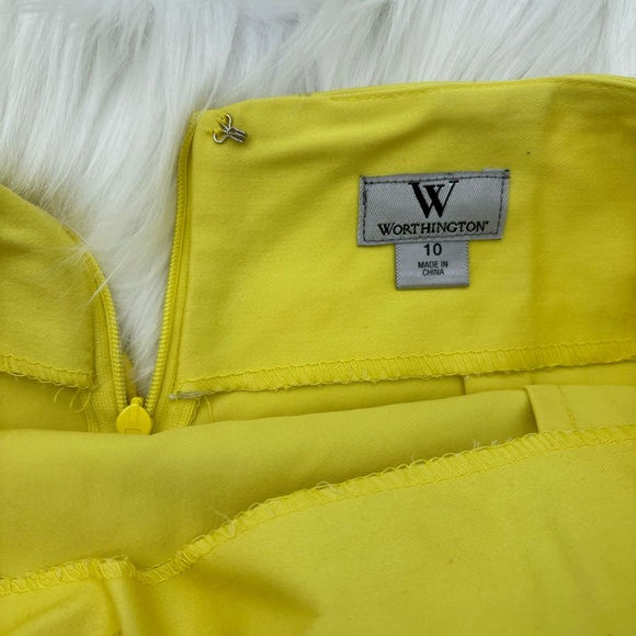 Yellow Pencil Skirt - Picture 2 of 4